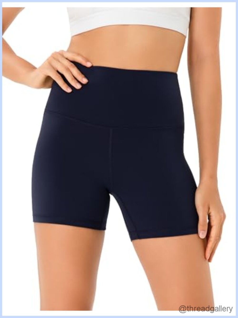 High Waisted Biker Shorts Buttery Soft Breathable Workout Yoga Athletic